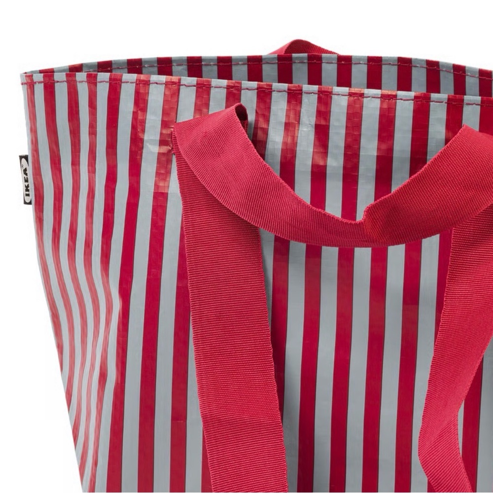 Brand New IKEA GÖRSNYGG Carrier Bag, red blue/patterned - Picture 5 of 6